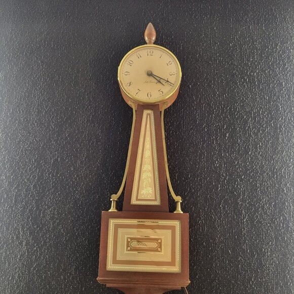 Antique Seth Thomas Clock 8 Day Clock Electric - Picture 1 of 5